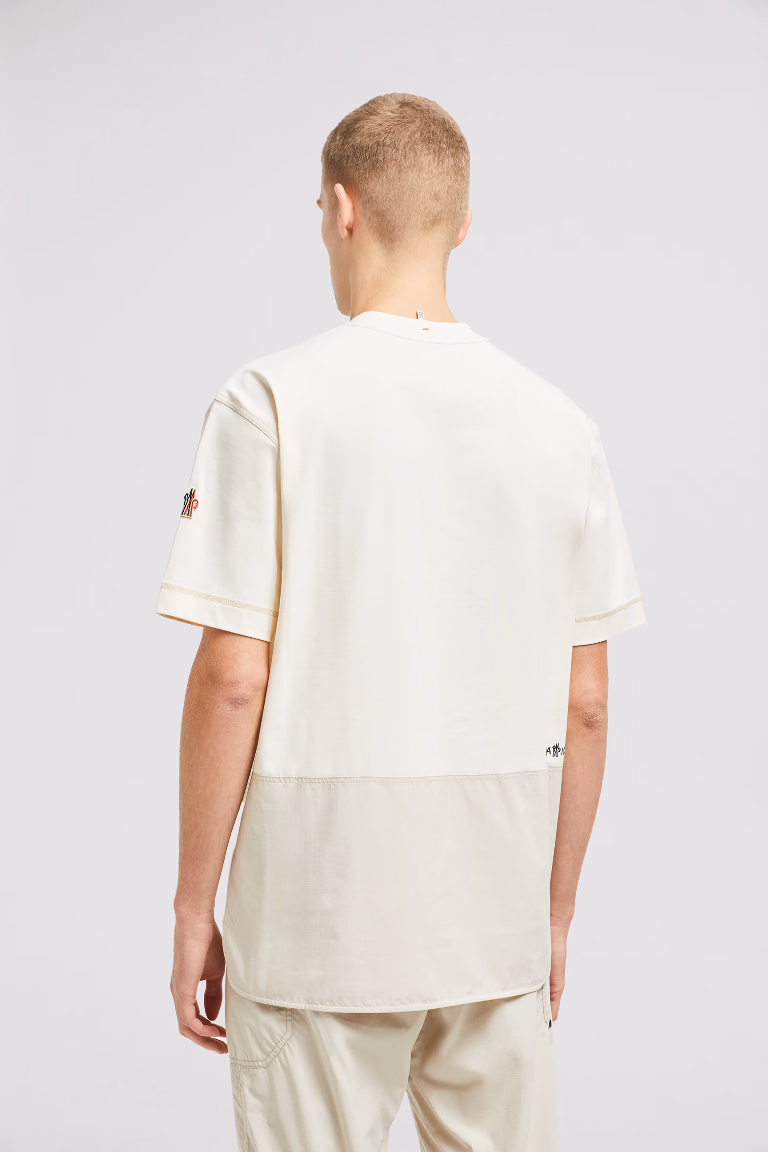 Cotton T-shirt with Pockets Men White Ivory Moncler 5
